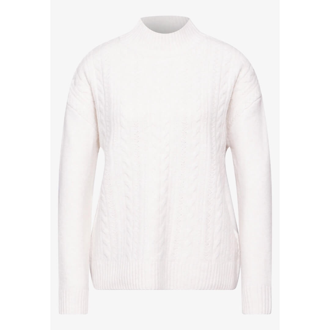 Street One kaapelineule, luonnonvalkoinen - Moment.fi