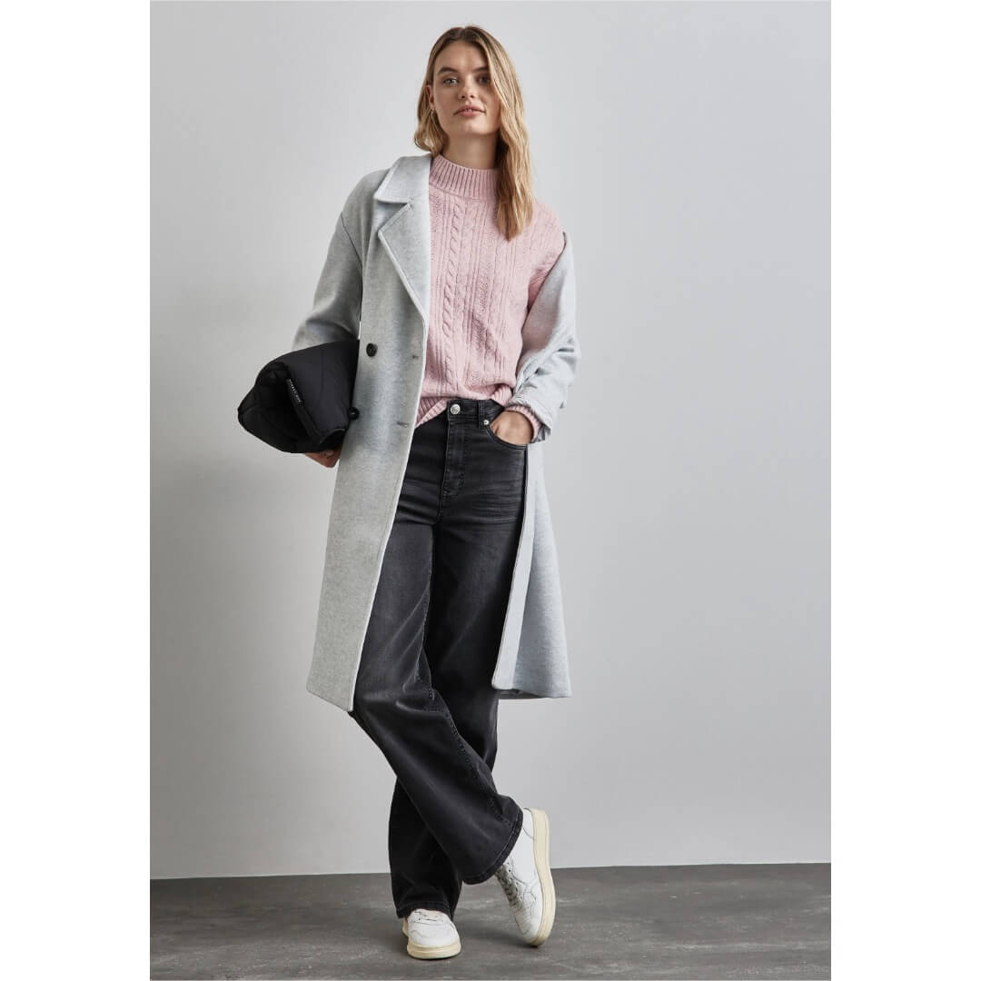 Street One kaapelineule, vaalearosa - Moment.fi