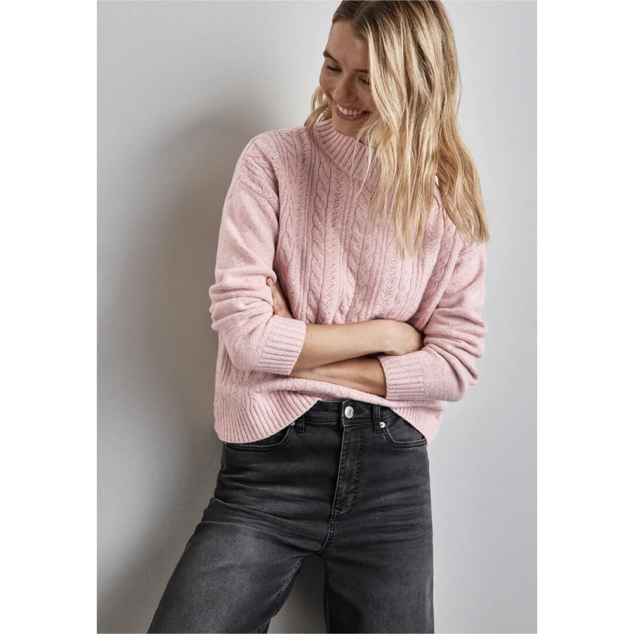 Street One kaapelineule, vaalearosa - Moment.fi