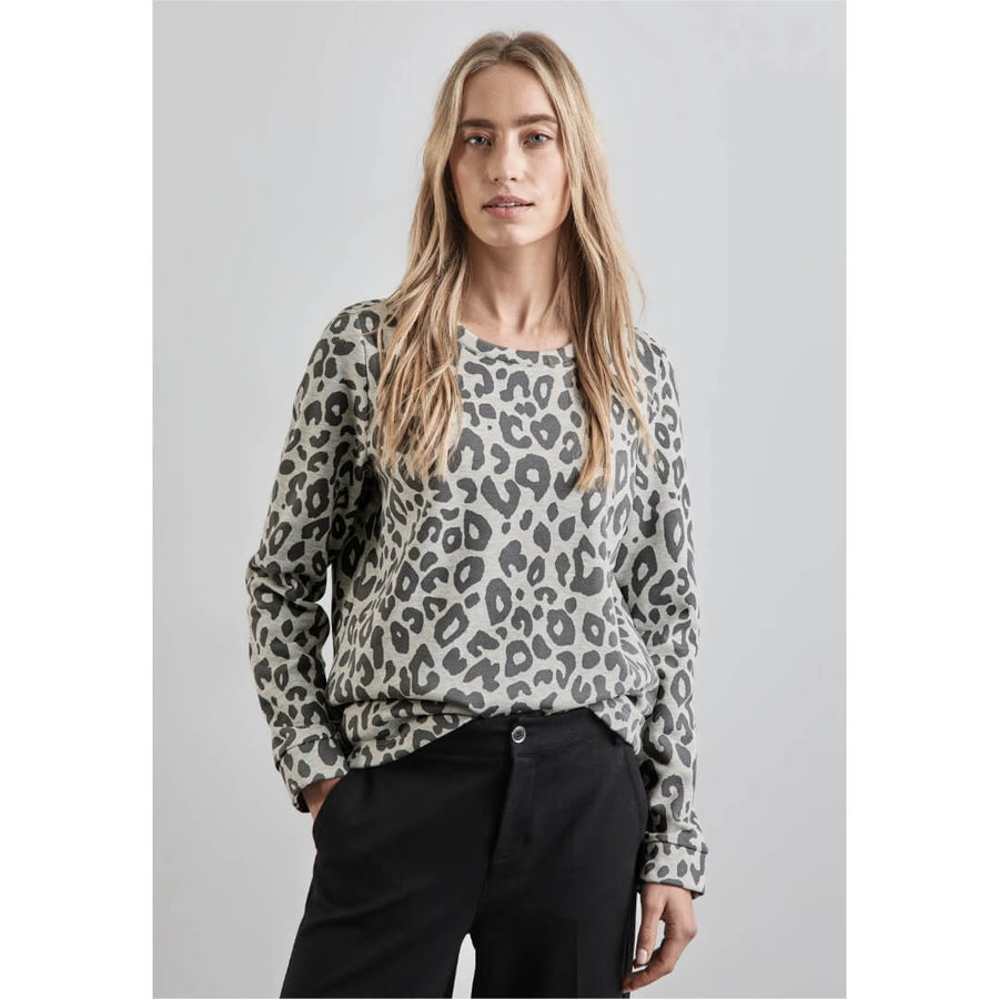 Street One collegepaita Leo, harmaa - Moment.fi