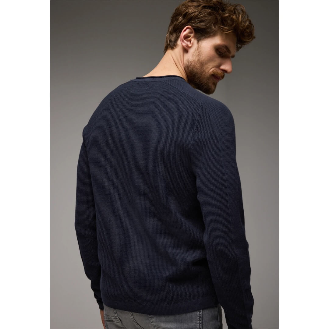 Street One struktuurineule, tummansininen - Moment.fi