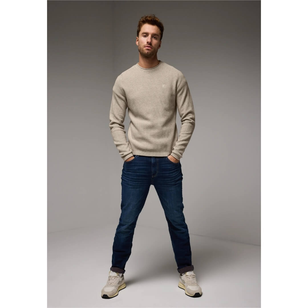 Street One struktuurineule, beige - Moment.fi