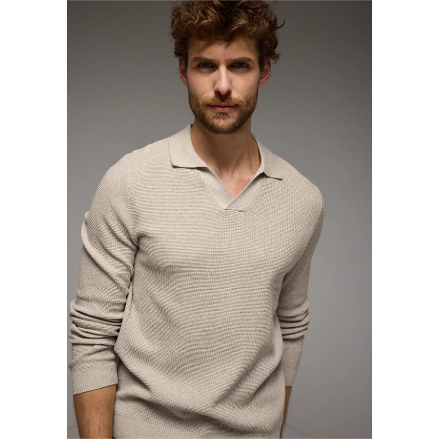 Street One struktuurineule, beige - Moment.fi