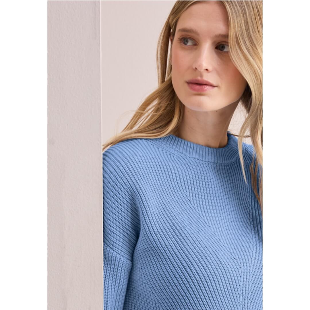 Cecil struktuurineule, vaaleansininen - Moment.fi