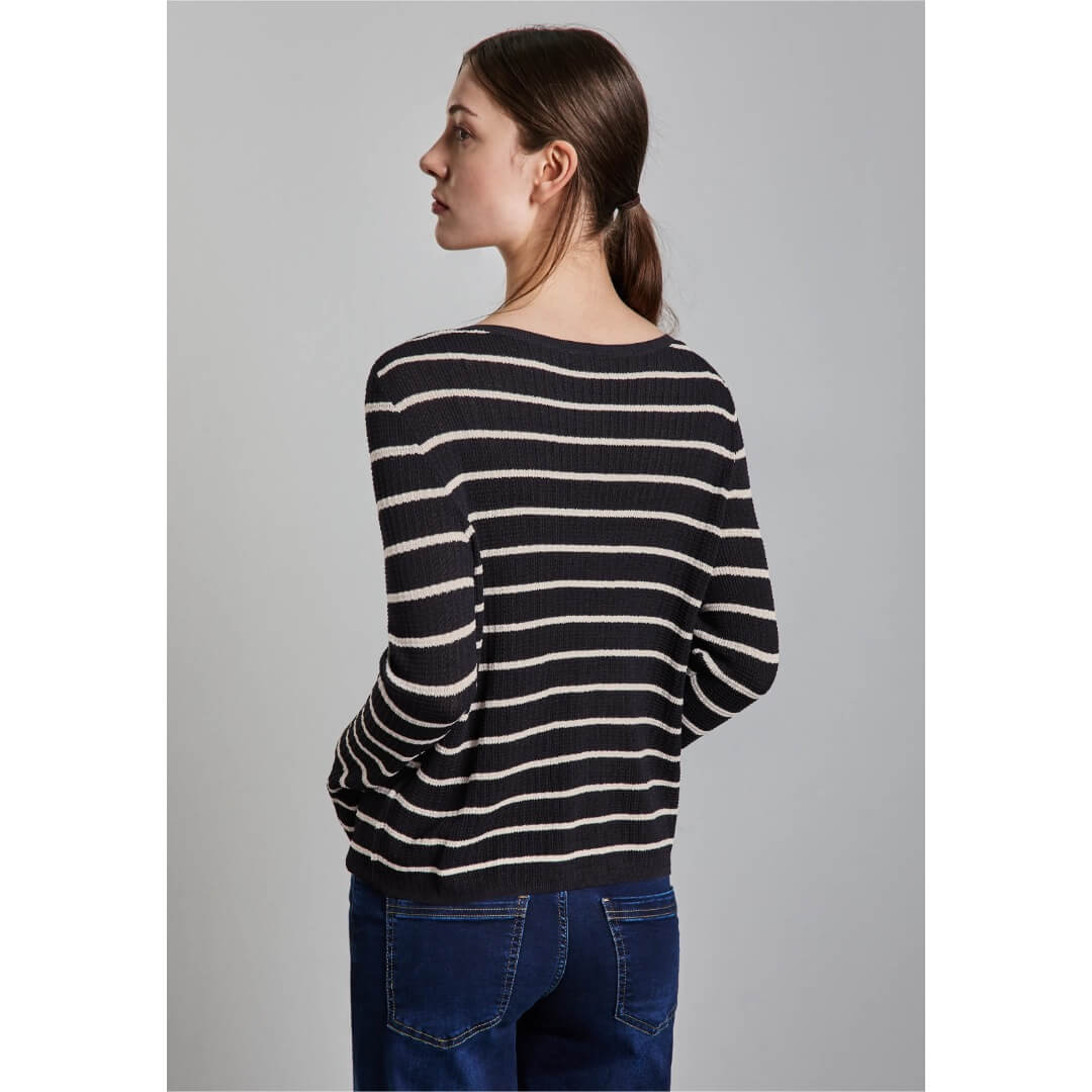 Street One raitaneule, tummansininen - Moment.fi