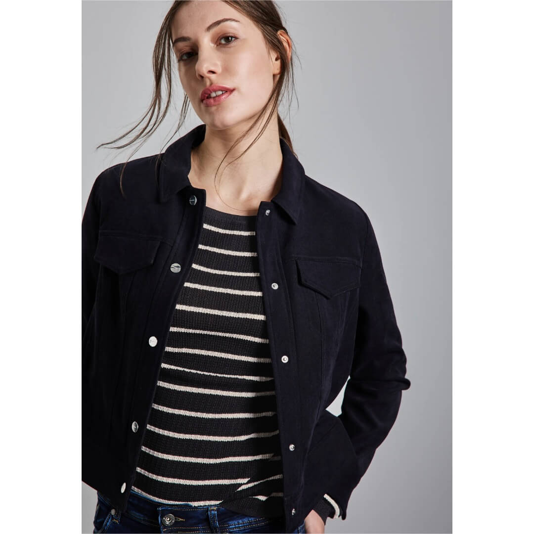 Street One raitaneule, tummansininen - Moment.fi