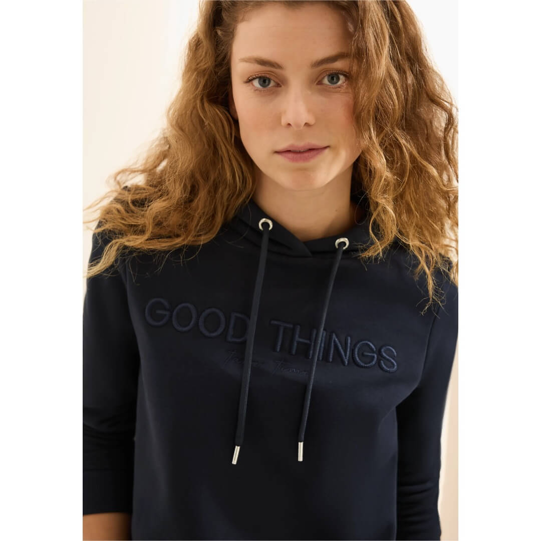 Cecil collegehupppari, tummansininen - Moment.fi