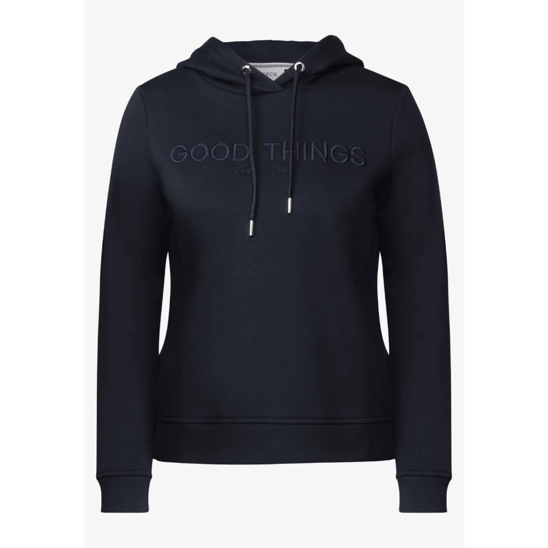 Cecil collegehupppari, tummansininen - Moment.fi