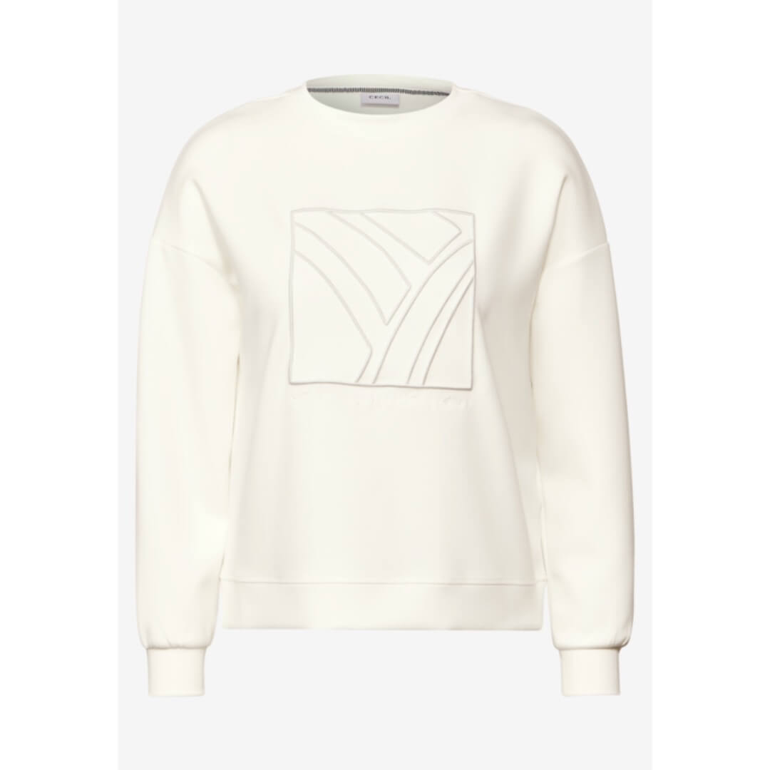 Cecil collegepaita stretch, valkoinen - Moment.fi