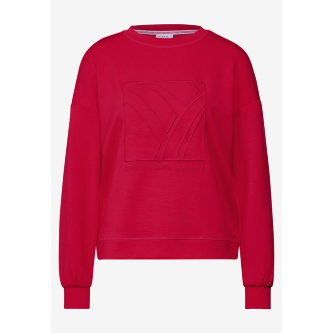 Cecil collegepaita stretch, punainen - Moment.fi