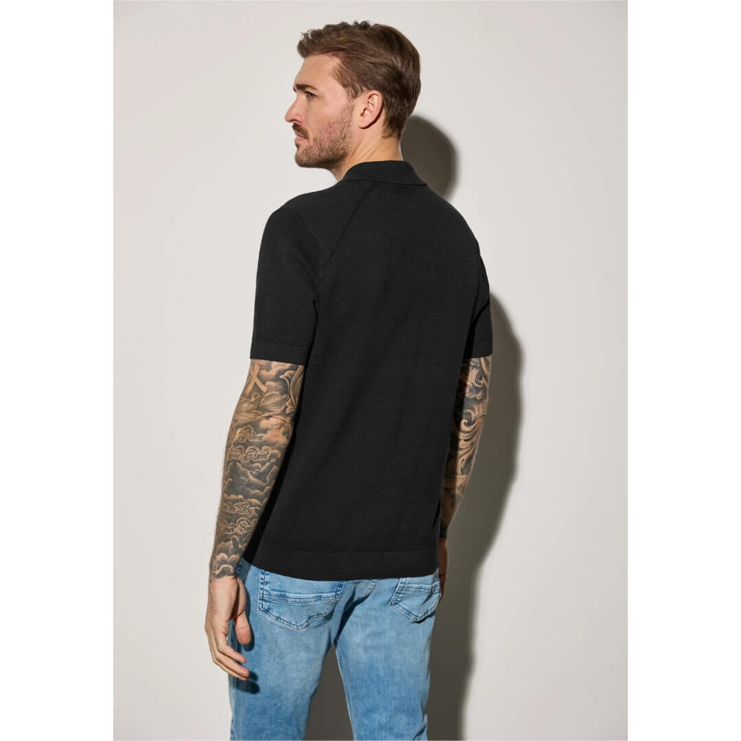 Street One struktuuripikee, musta - Moment.fi