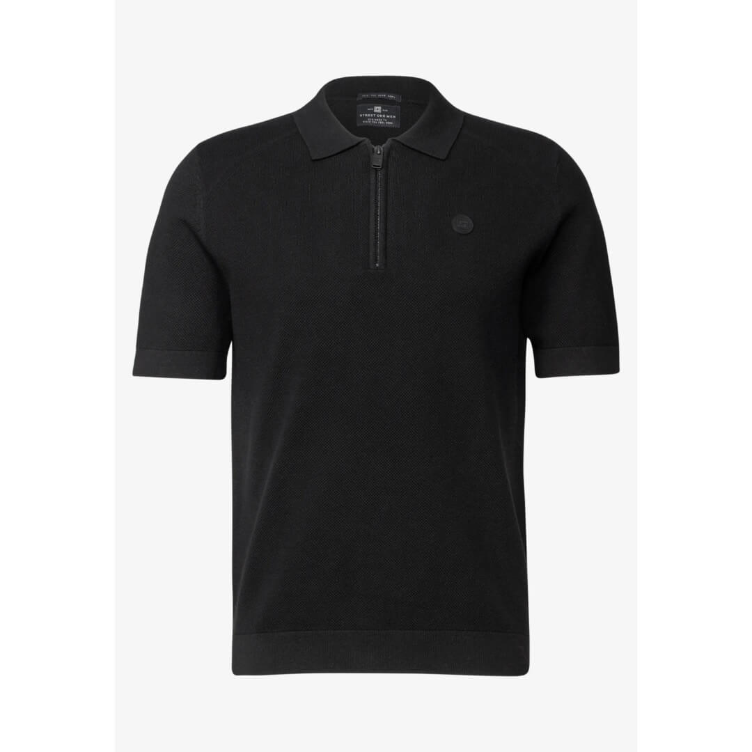 Street One struktuuripikee, musta - Moment.fi