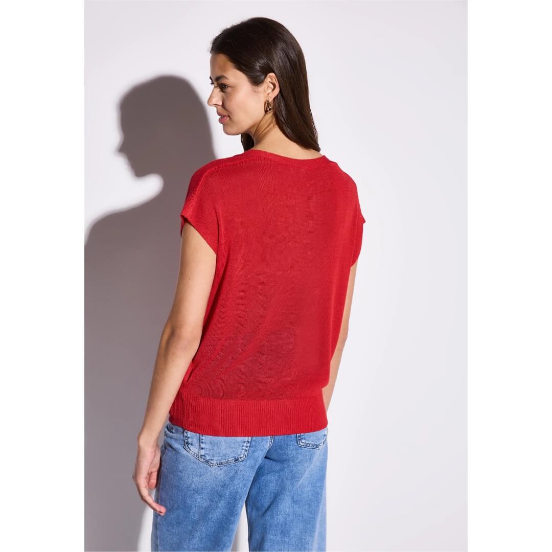 Street One neuleliivi, punainen - Moment.fi