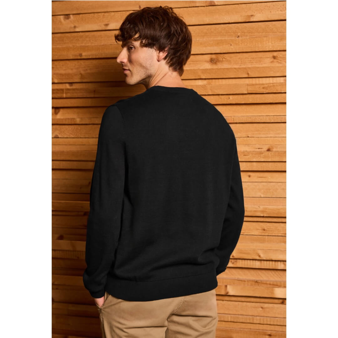 Street One puuvillaneule o-aukko, musta - Moment.fi