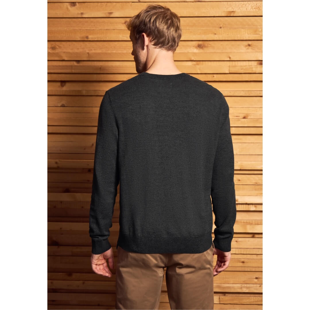 Street One puuvillaneule o-aukko, tummanharmaa