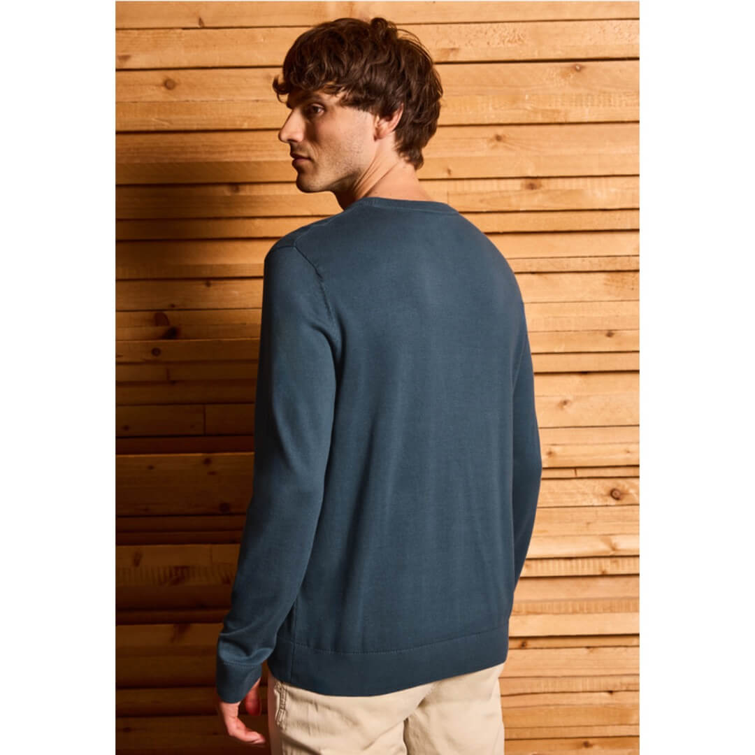 Street One puuvillaneule o-aukko, siniharmaa - Moment.fi