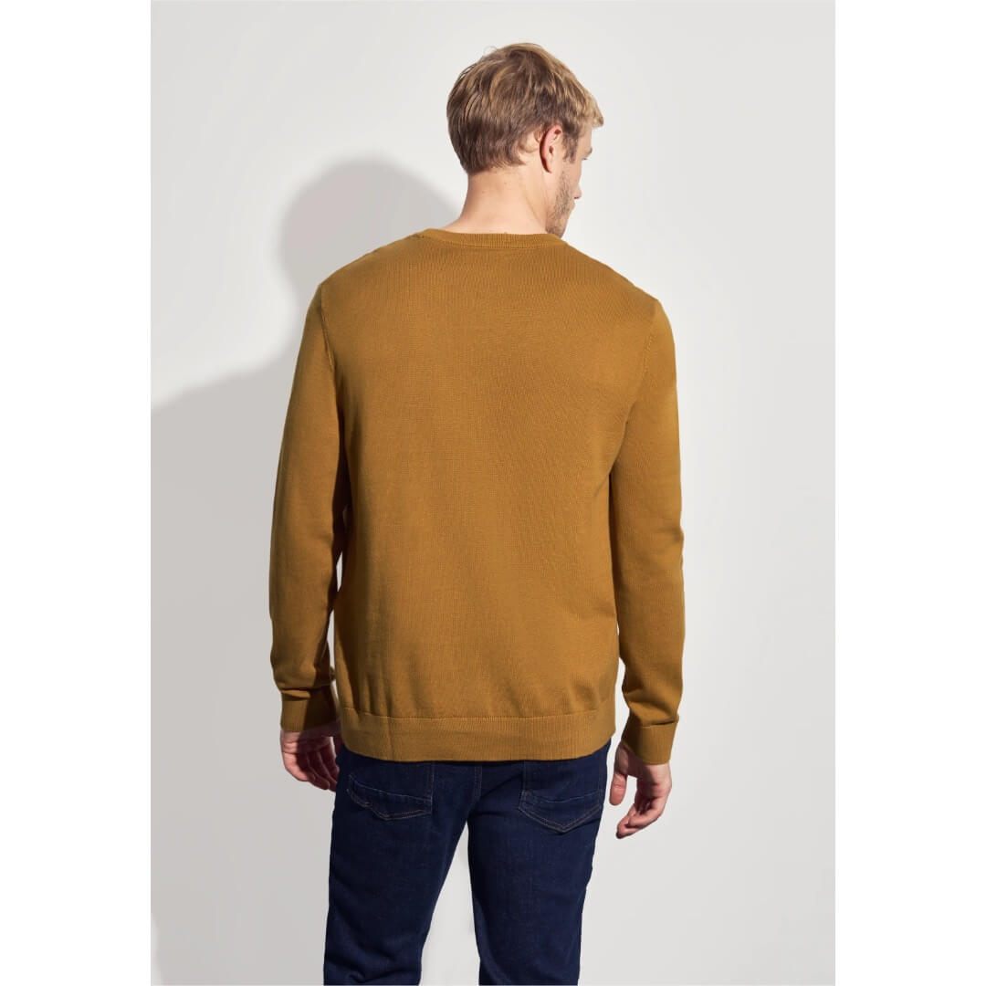 Street One puuvillaneule o-aukko, keltainen