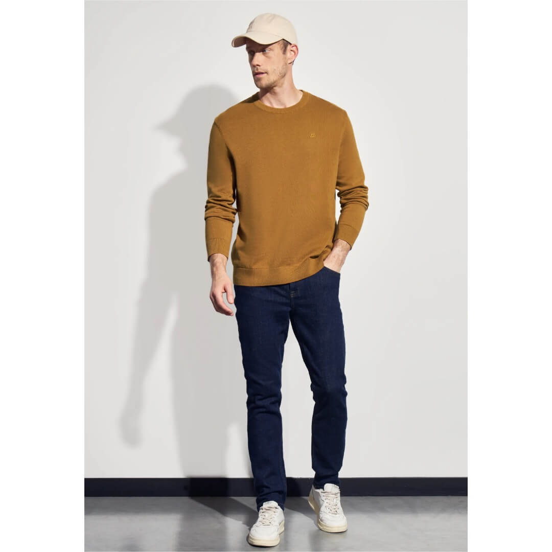 Street One puuvillaneule o-aukko, keltainen