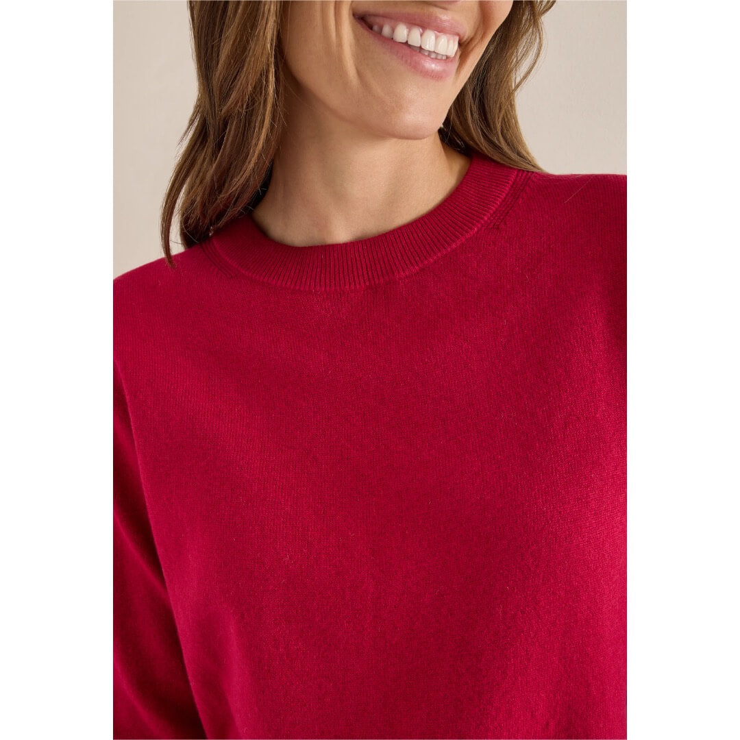 Cecil neule meleerattu, punainen - Moment.fi