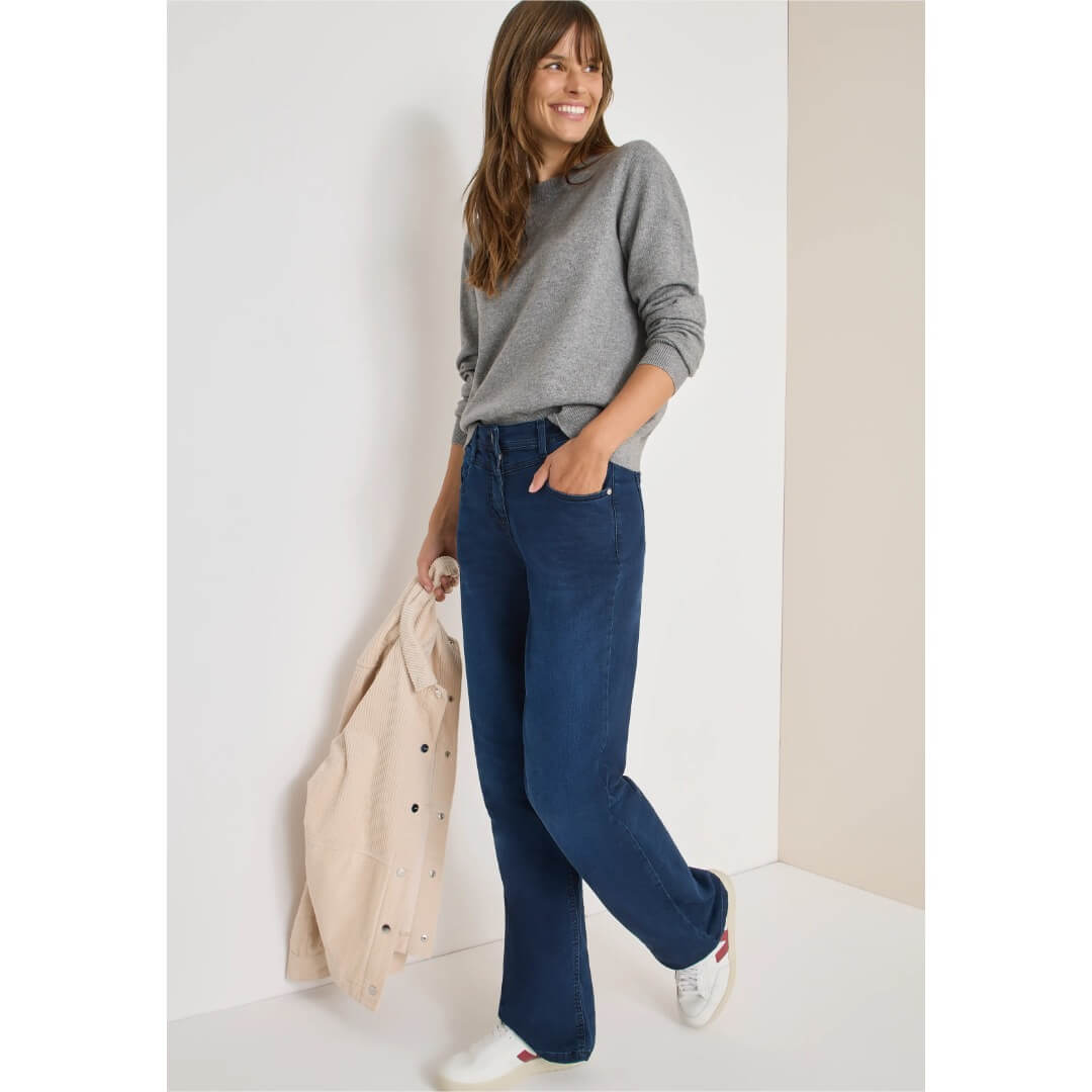 Cecil neule meleerattu, vaaleanharmaa - Moment.fi