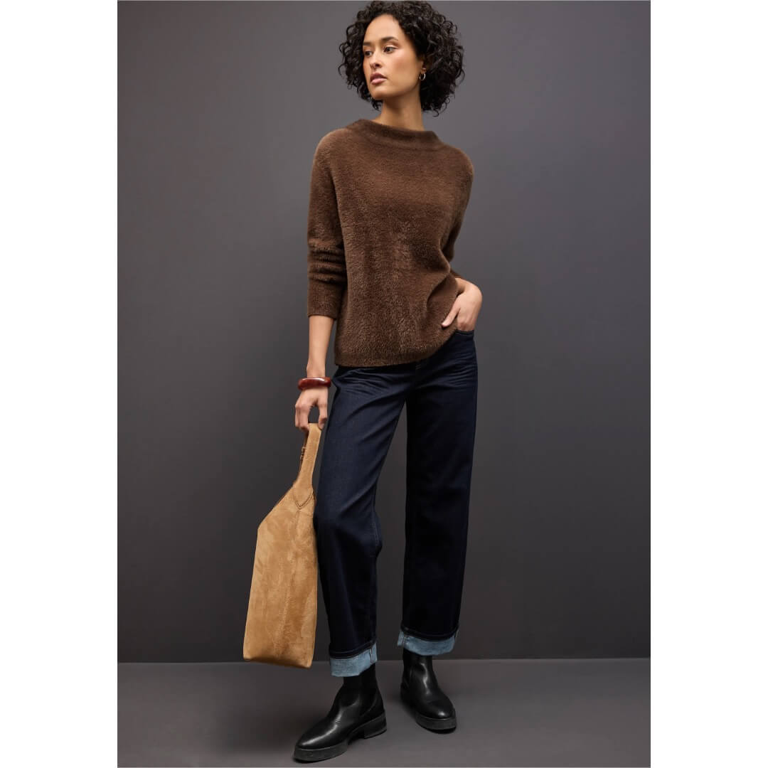 Street One pörröneule, ruskea - Moment.fi