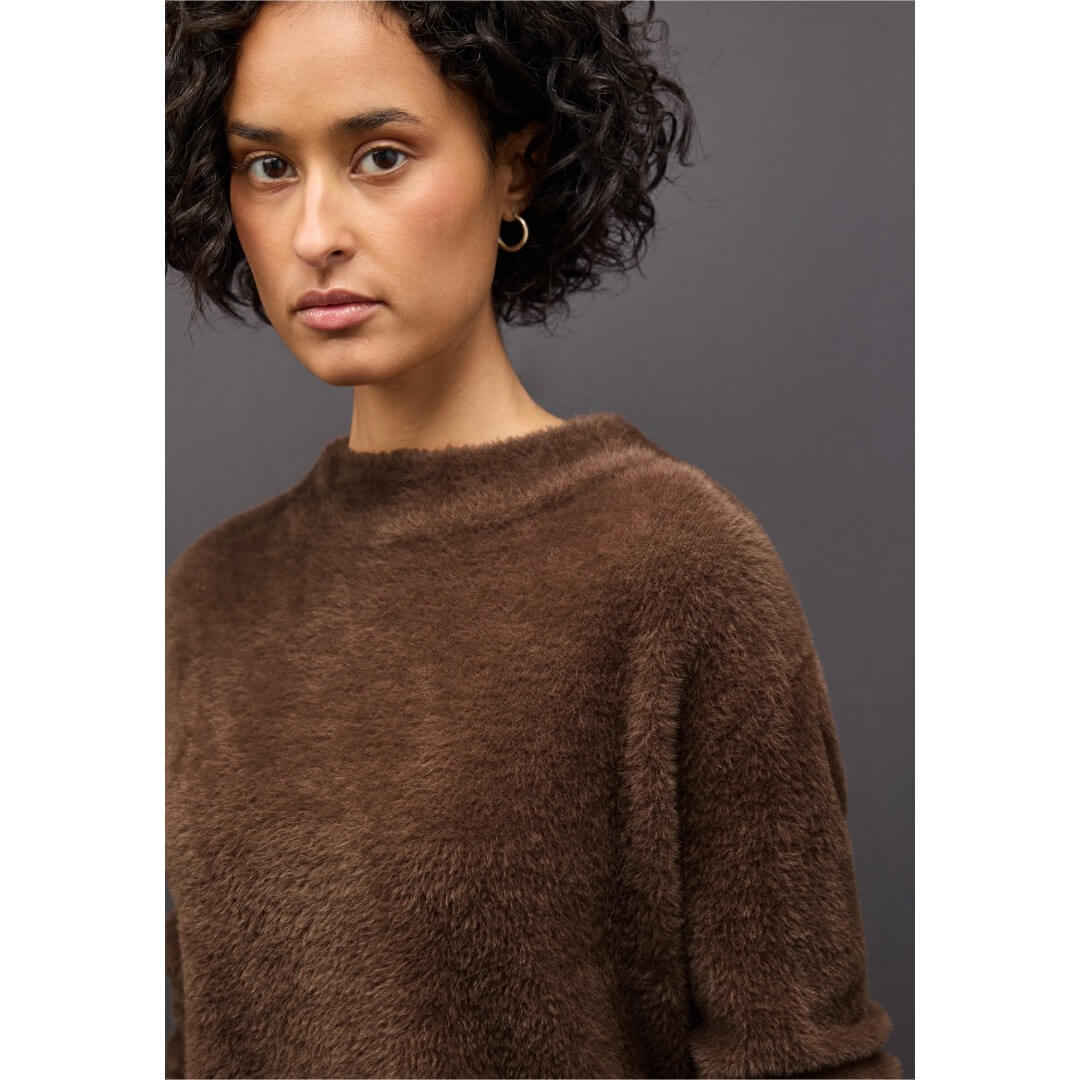 Street One pörröneule, ruskea - Moment.fi