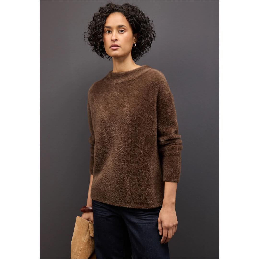 Street One pörröneule, ruskea - Moment.fi