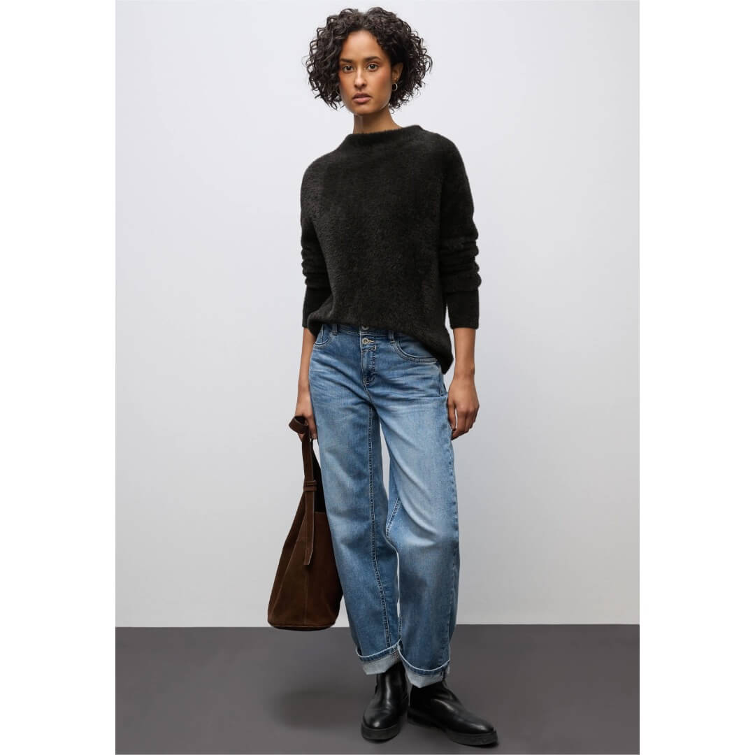 Street One pörröneule, tumminruskea - Moment.fi