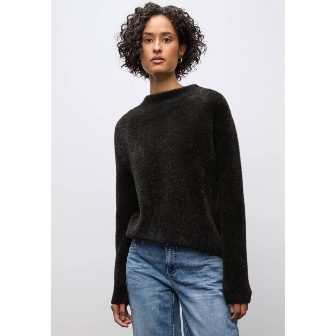 Street One pörröneule, tumminruskea - Moment.fi