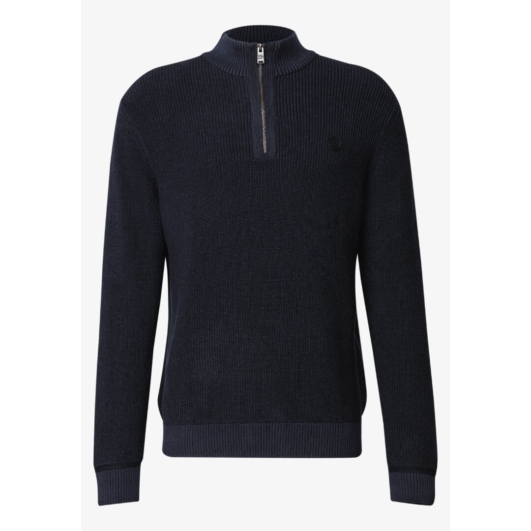 Street One neule 1/2 kaulus, tummansininen - Moment.fi