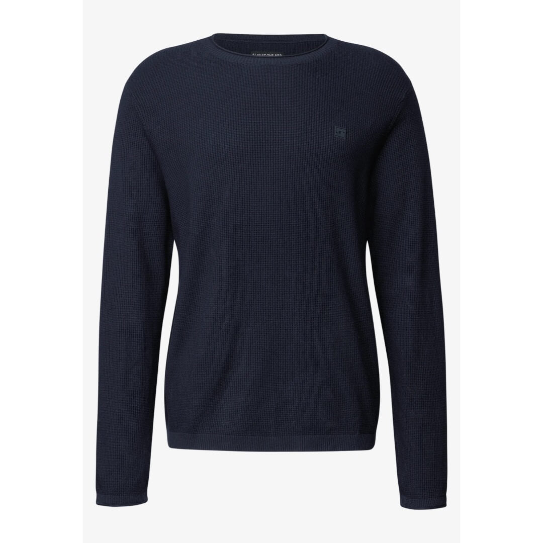 Street One struktuurineule, tummansininen