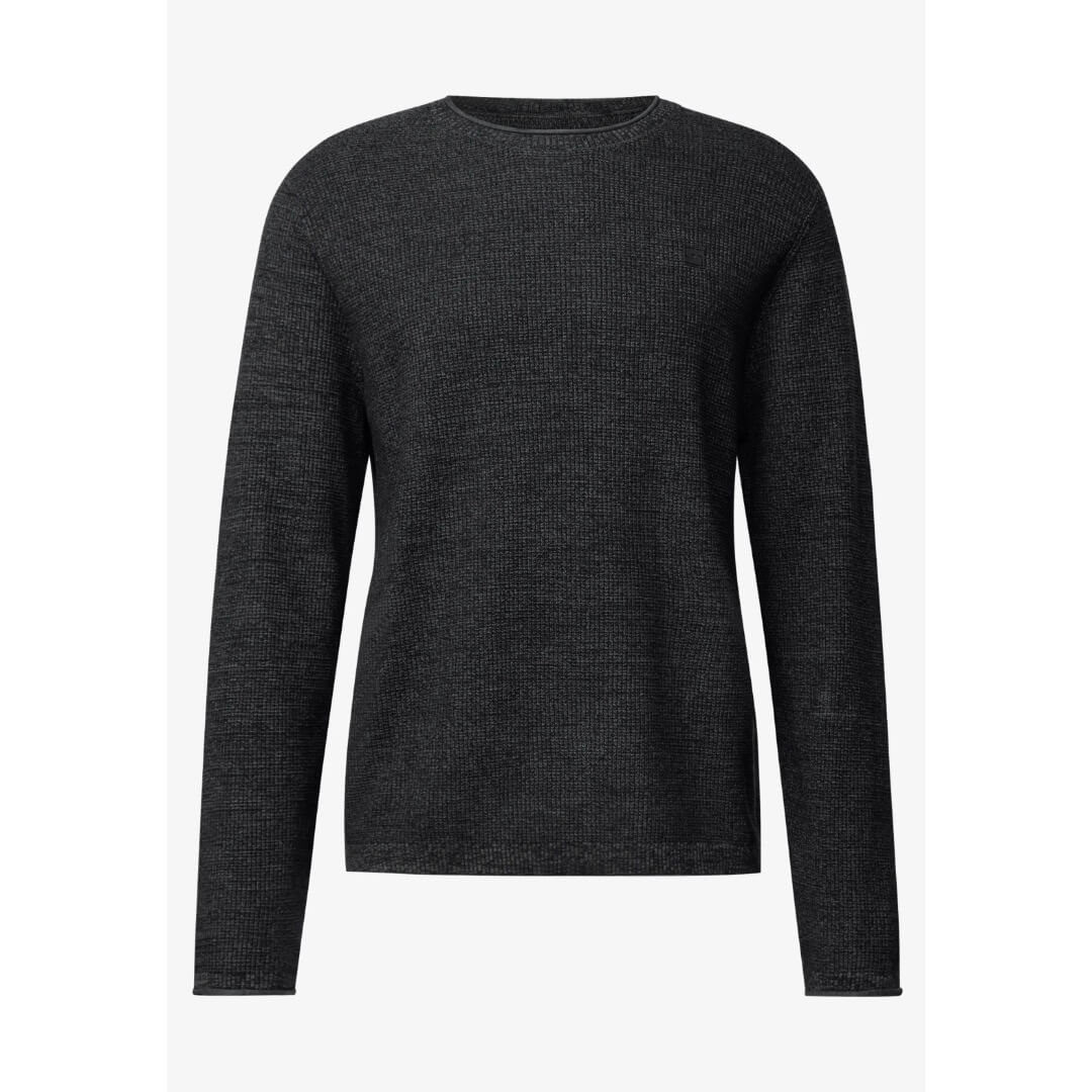 Street One struktuurineule, tummanharmaa