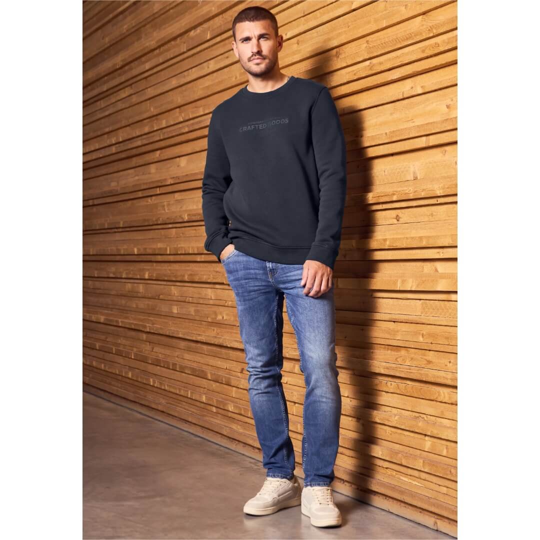 Street One collegepaita, tummansininen - Moment.fi