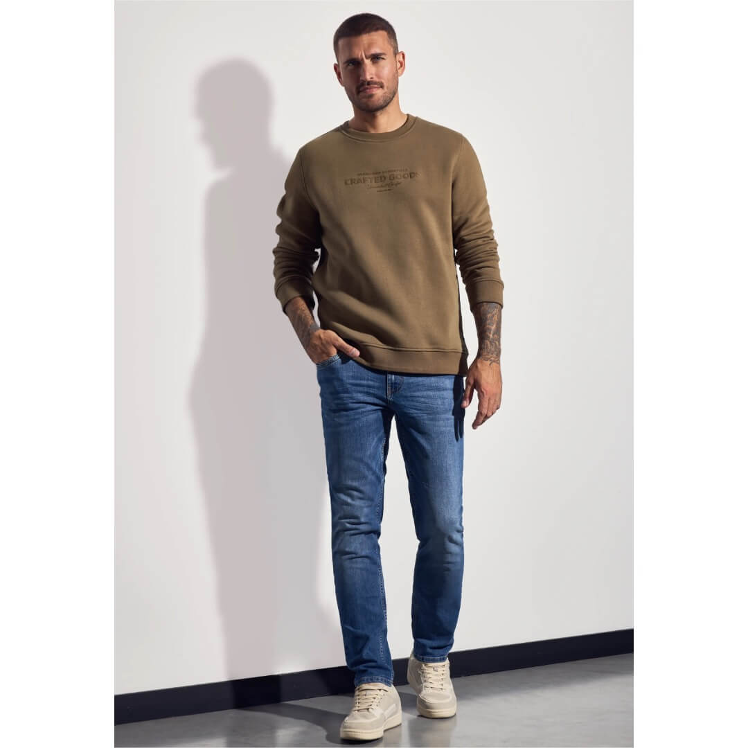 Street One collegepaita, ruskea - Moment.fi