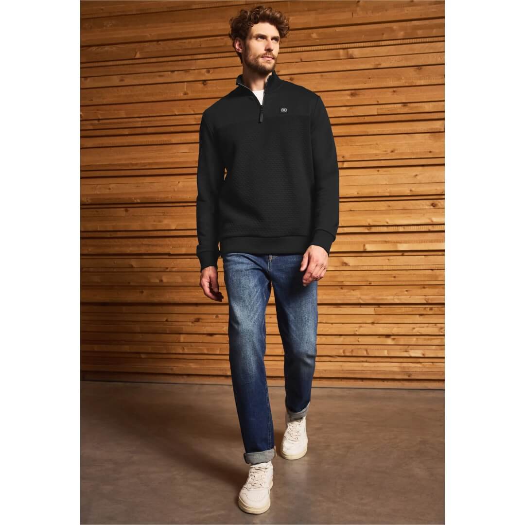 Street One collegepaita 1/2, musta