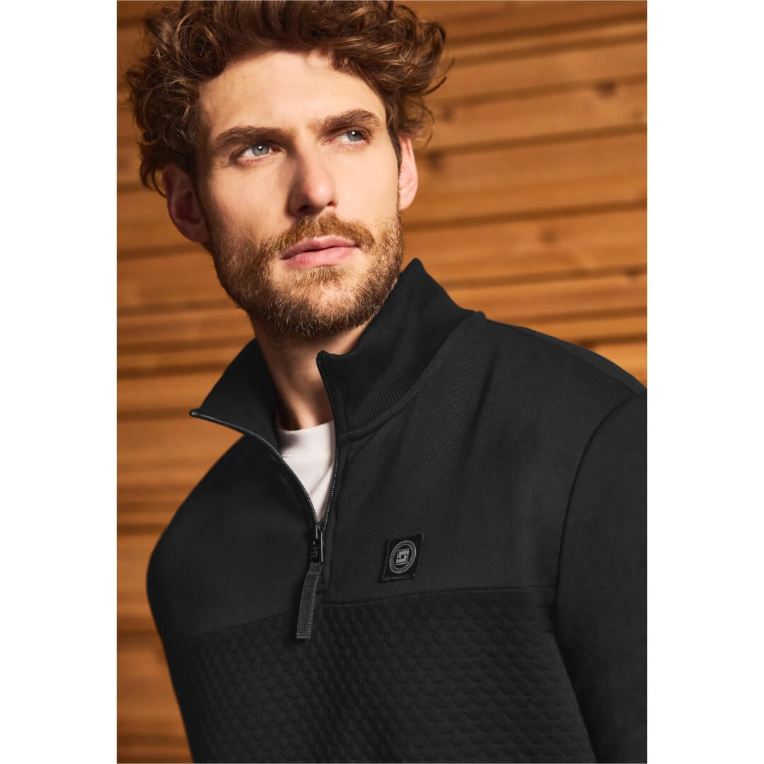 Street One collegepaita 1/2, musta