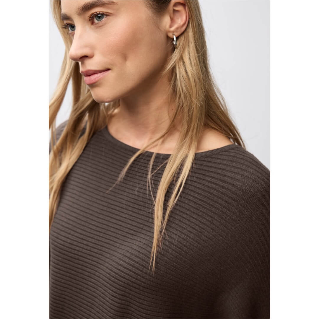 Street One neuletunika, ruskea - Moment.fi