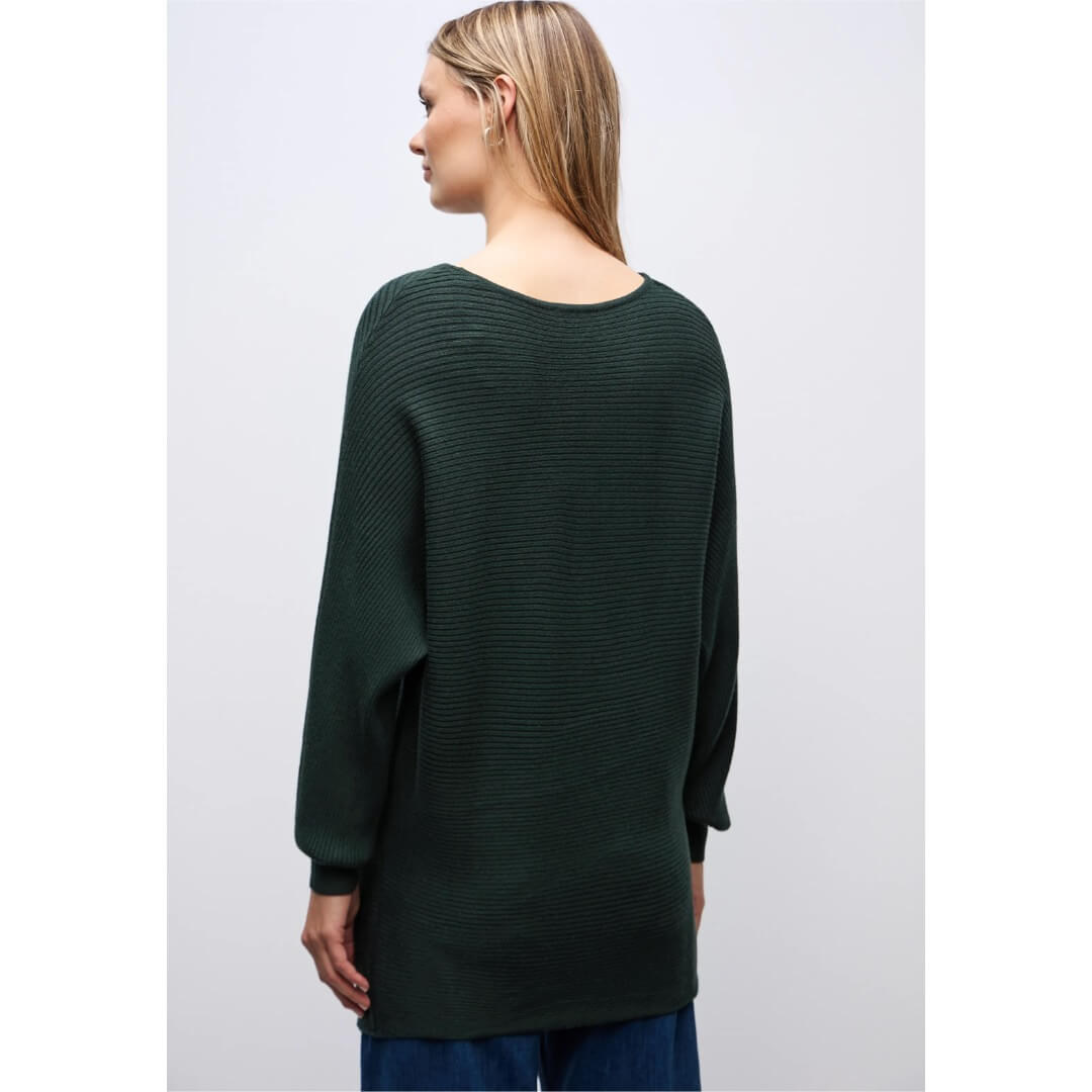 Street One neuletunika, tummanvihreä - Moment.fi