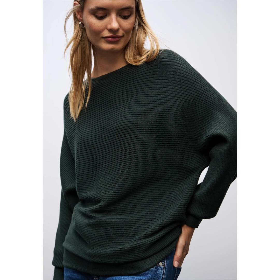 Street One neuletunika, tummanvihreä - Moment.fi