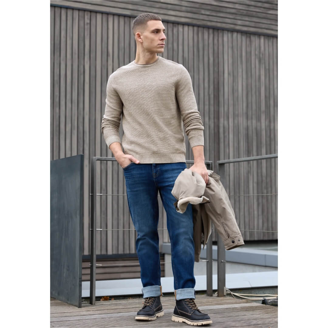 Street One struktuurineule, beige