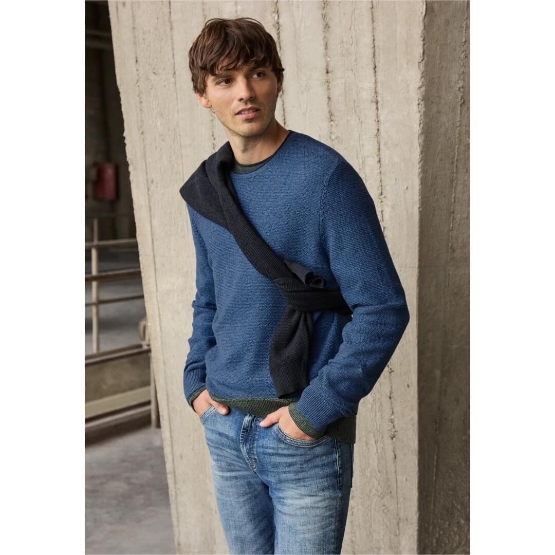 Street One struktuurineule, sininen