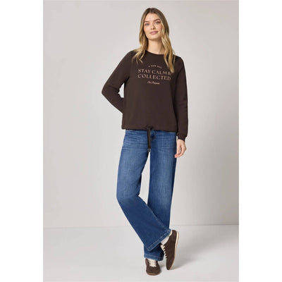 Street One collegepaita, ruskea