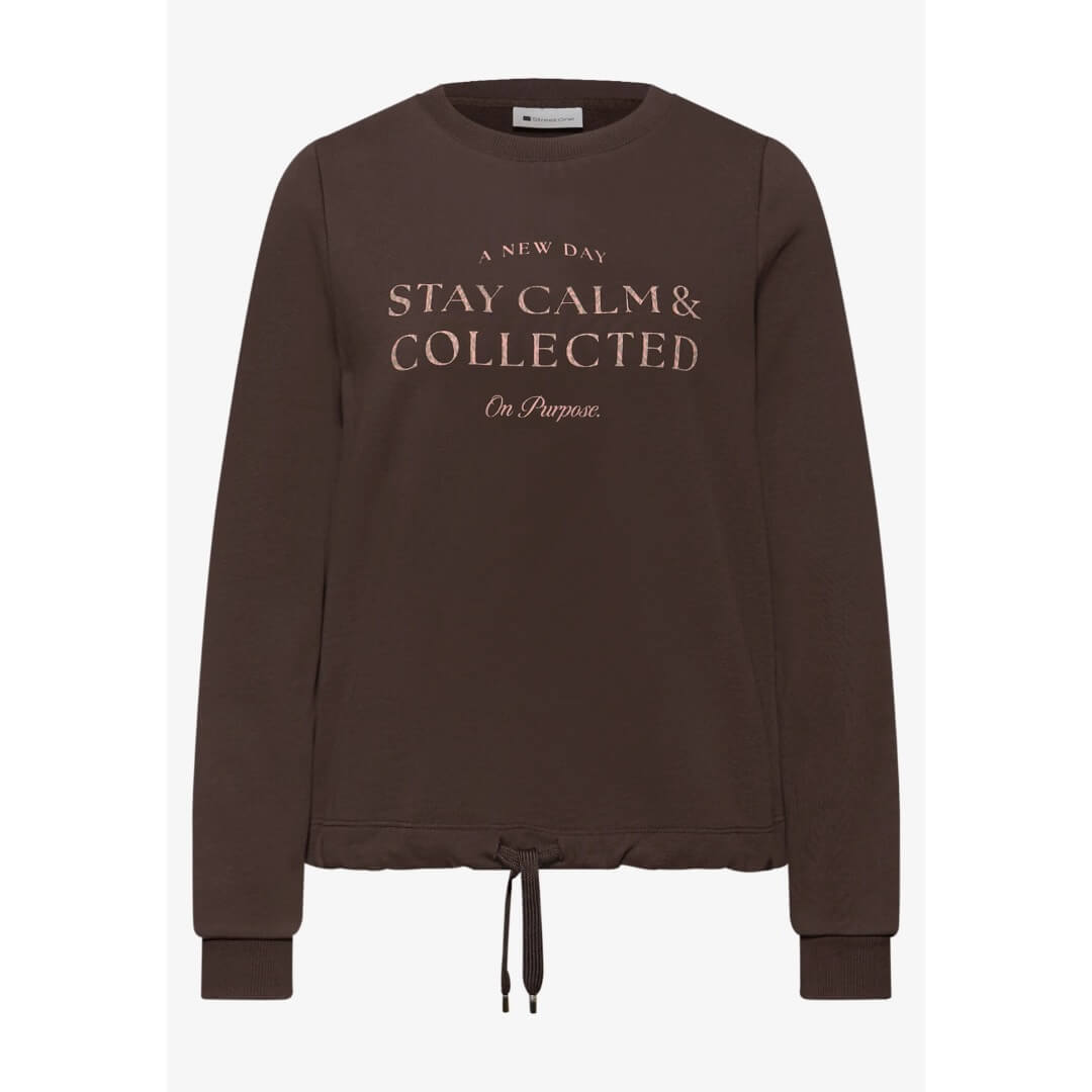 Street One collegepaita, ruskea