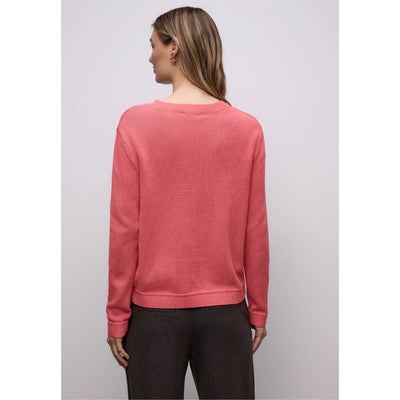 Street One puuvillaneule, koralli