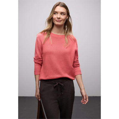 Street One puuvillaneule, koralli