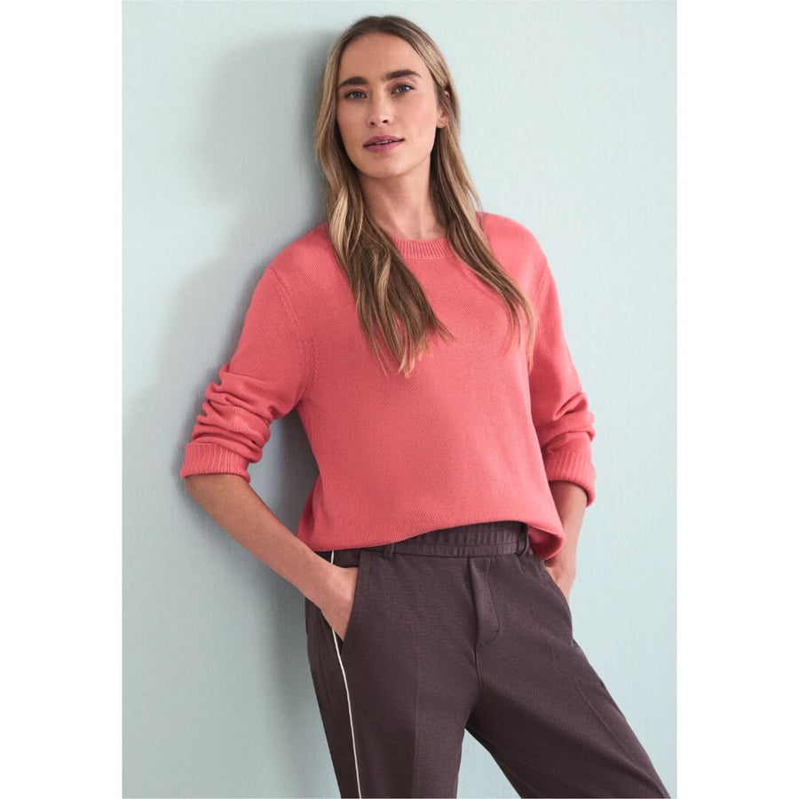 Street One puuvillaneule, koralli