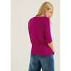 Cecil trikoopaita 3/4, fuksia - Moment.fi