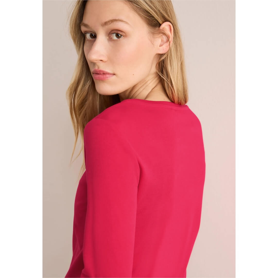 Cecil trikoopaita 3/4 , punainen - Moment.fi