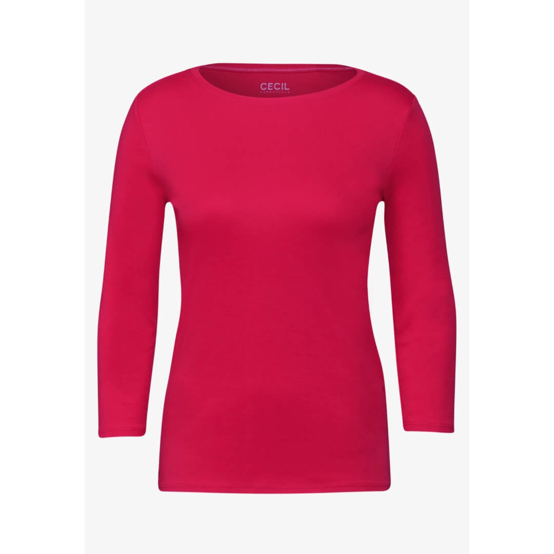 Cecil trikoopaita 3/4 , punainen - Moment.fi