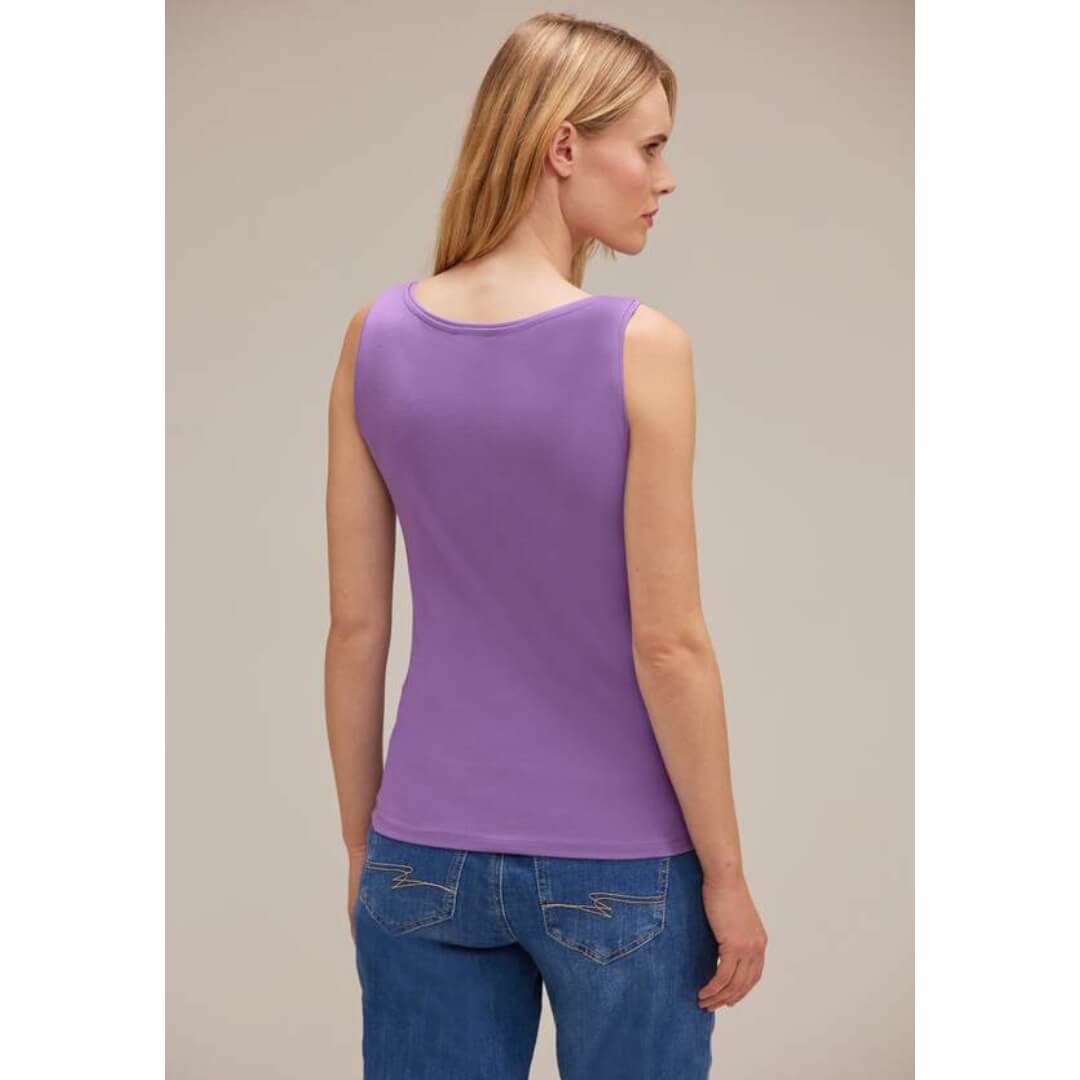 Street One trikootoppi, vaalealila - Moment.fi